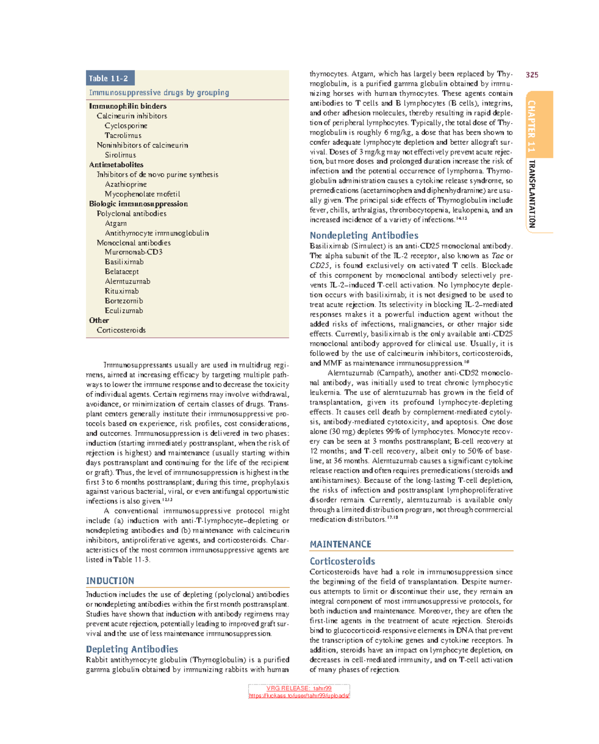 Schwartz's Principles of Surgery-27 - 325 TRANSPLANTATION CHAPTER 11 ...