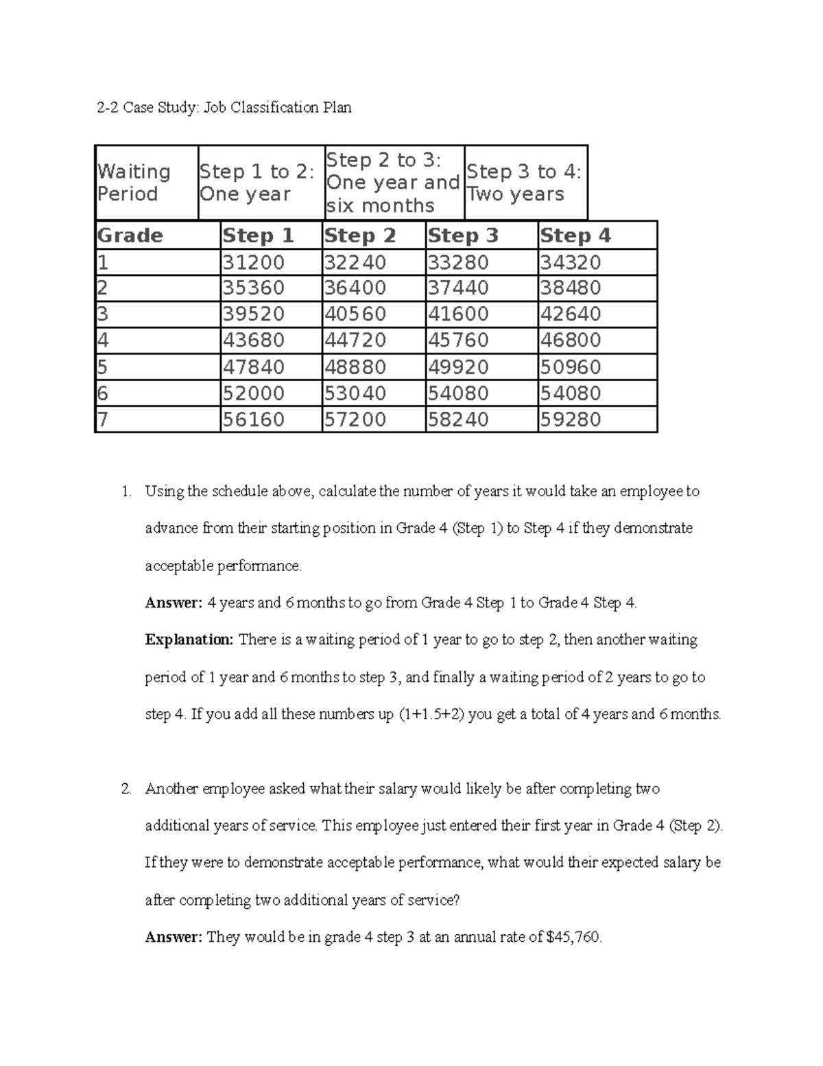 2 2 case study job classification plan