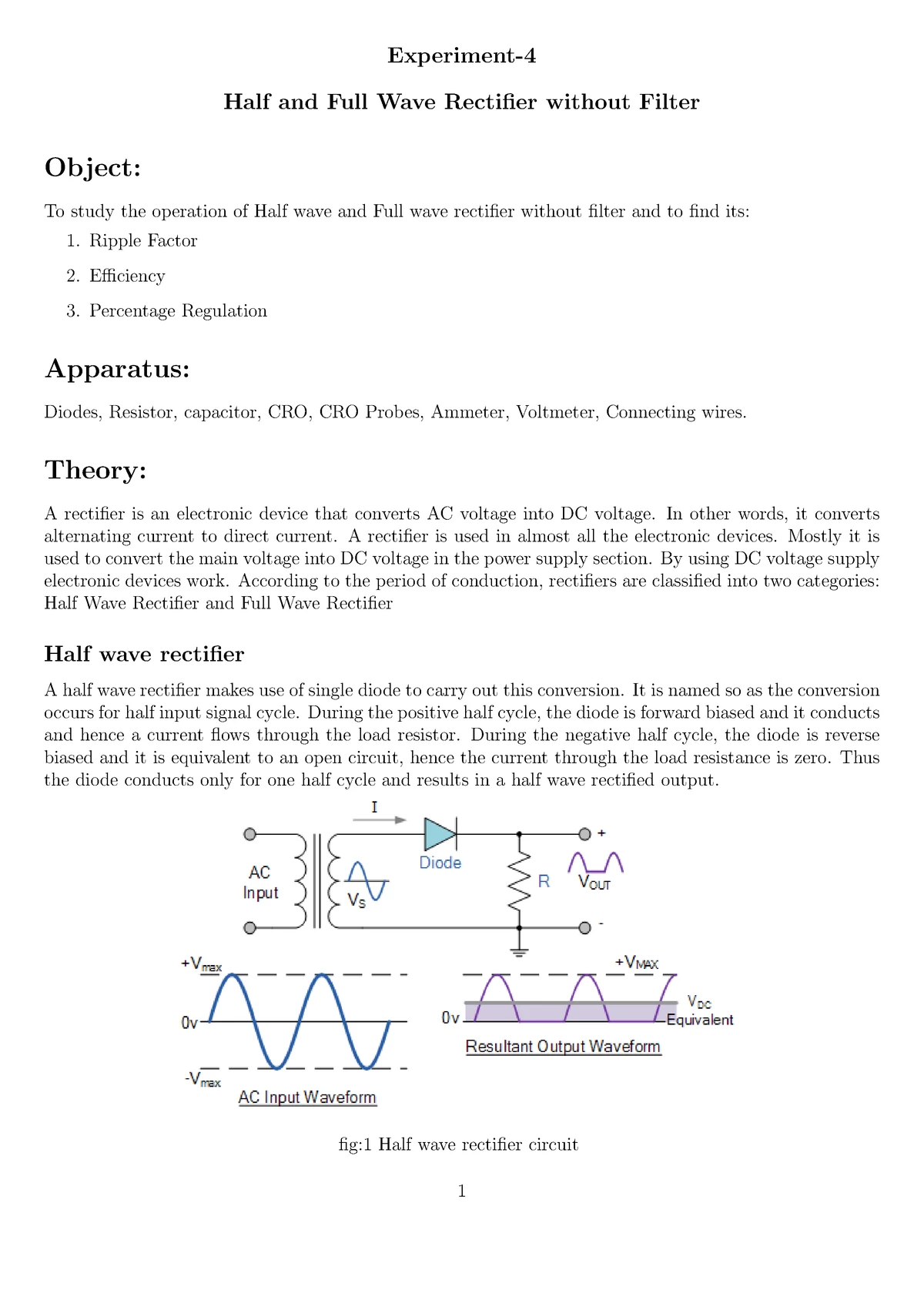 4-5. half and full wave rectifier