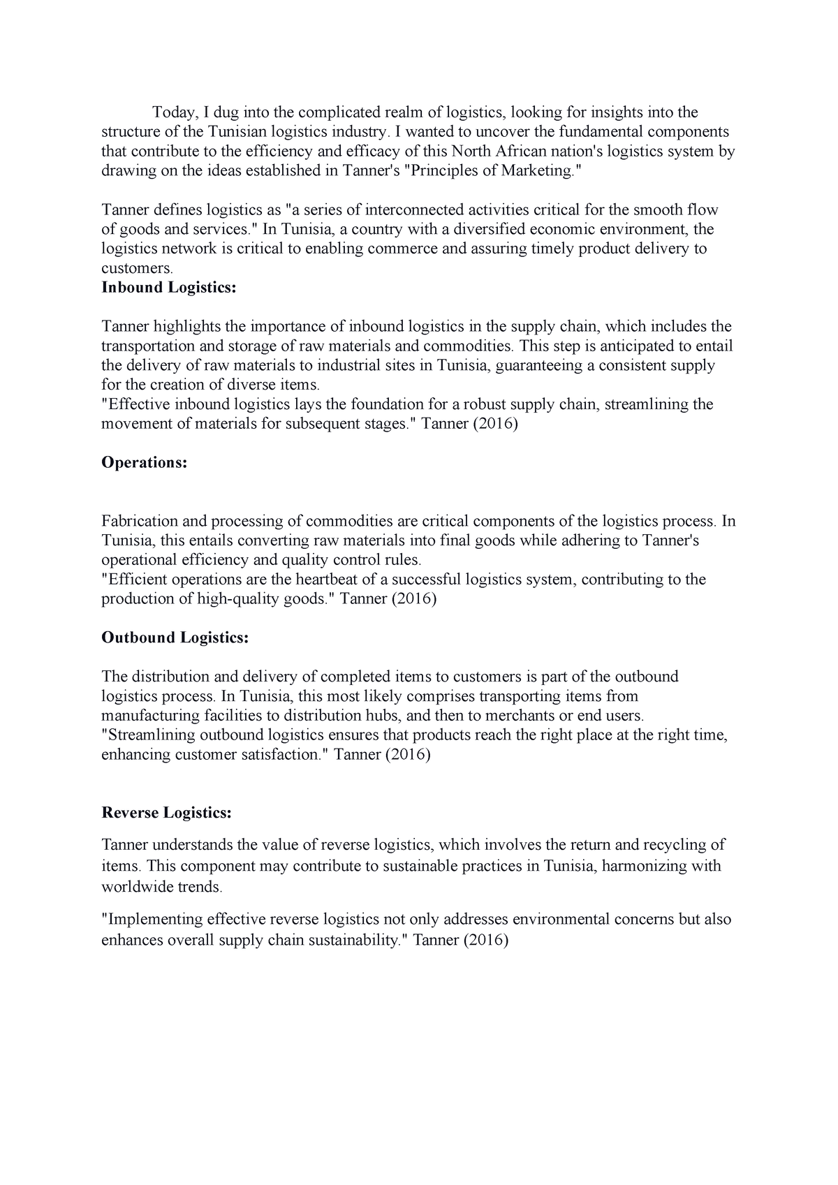 Bus 1103 Learning Journal Unit 6 - Today, I Dug Into The Complicated 