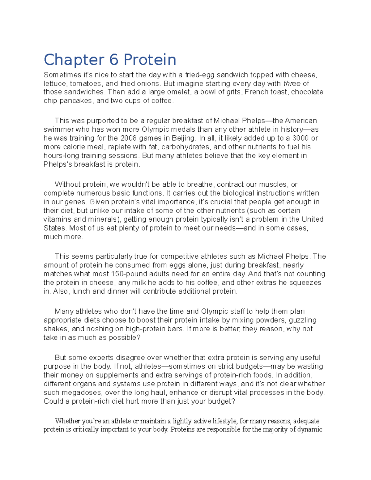 ch 6 case study protein adequacy