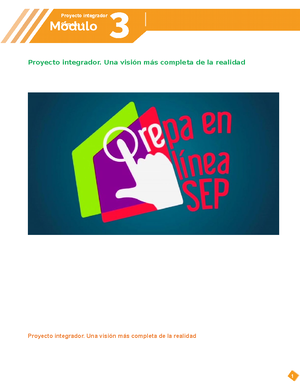 Proyecto integrador modulo 2 - Proyecto integrador: Mi proyecto de vida ...