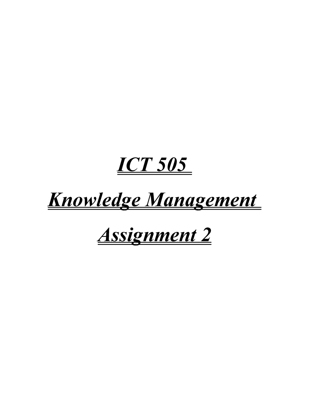 knowledge management case study with questions and answers