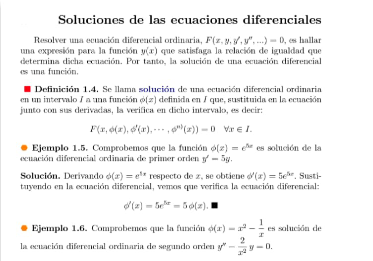 Material 2 DE Ecuaciones Diferenciales (29-03-2021) - Solu 1 Ciones Do ...