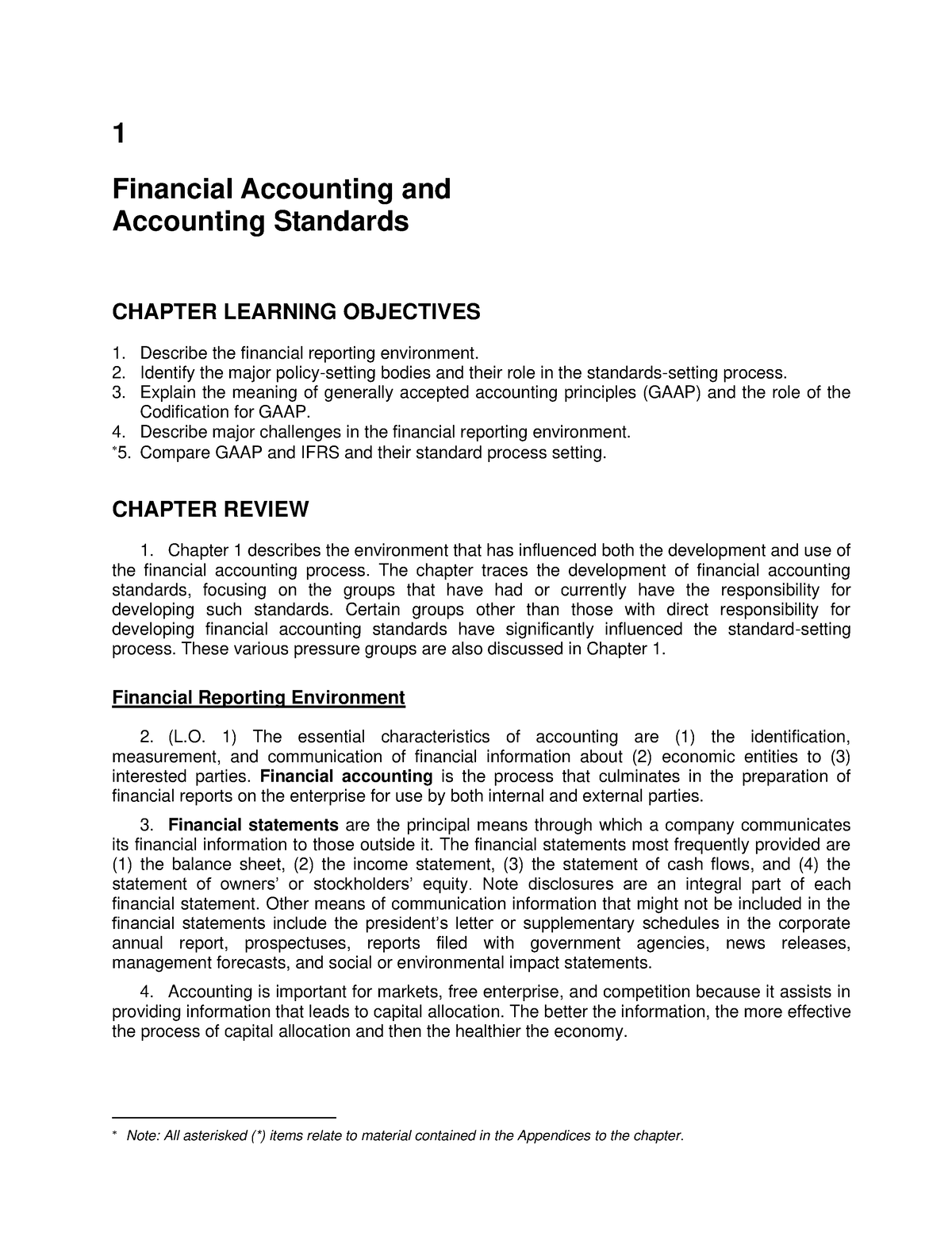 Ch01 - A Study Guide Accompanying Intermediate Accounting By Kieso 17th ...