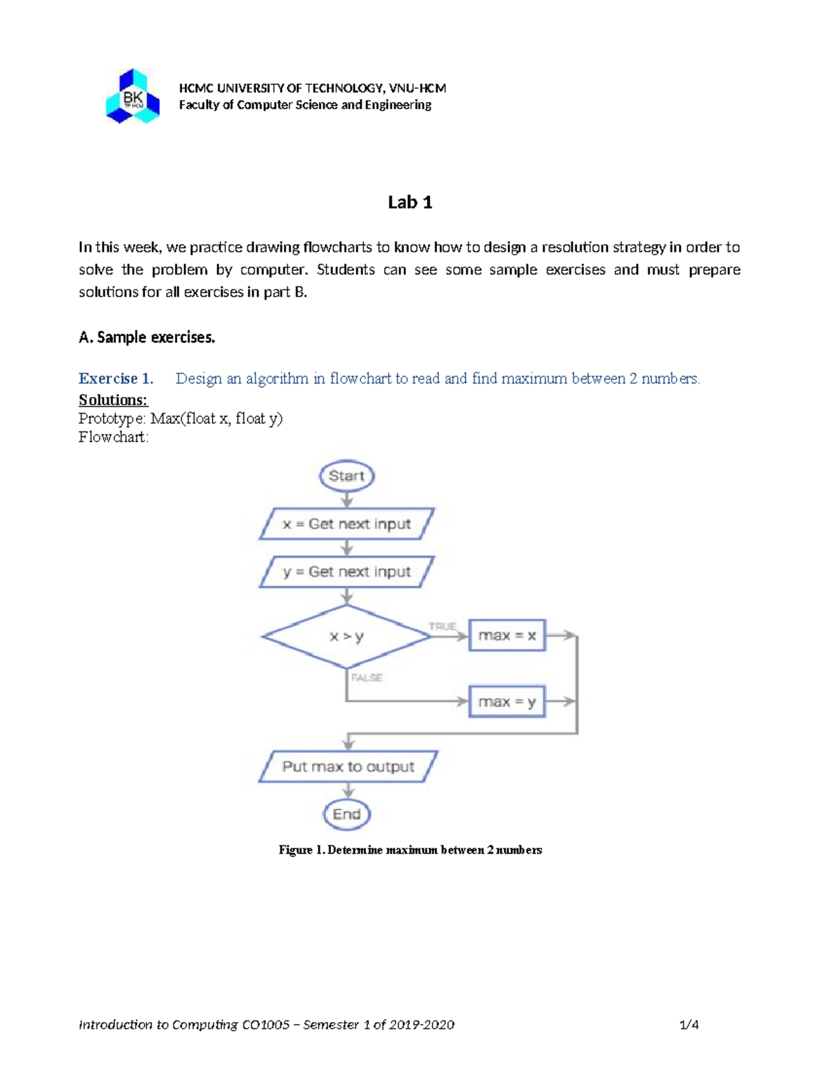 Part 1 flowchart - practice - Faculty of Computer Science and ...
