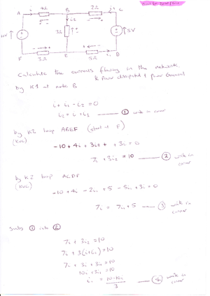 Formula Sheet - Summary Circuit Analysis - PAGE 12 OF 13 Formula Sheet ...