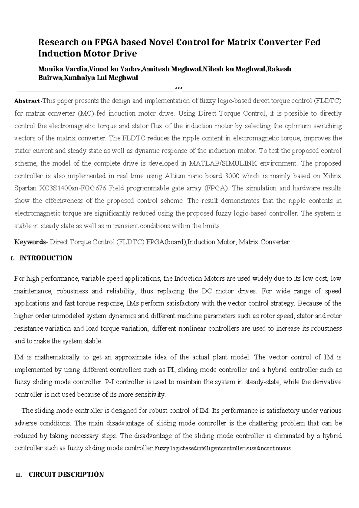 Conference paper EE 2 - nil - Research on FPGA based Novel Control for ...