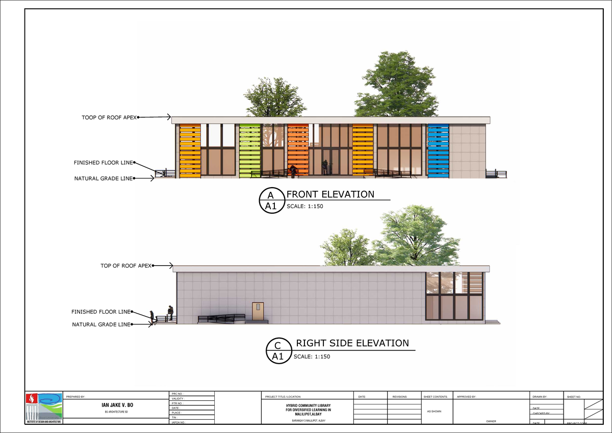 Elevations 1 - for thesis purposes - DATE PROJECT TITLE / LOCATION ...