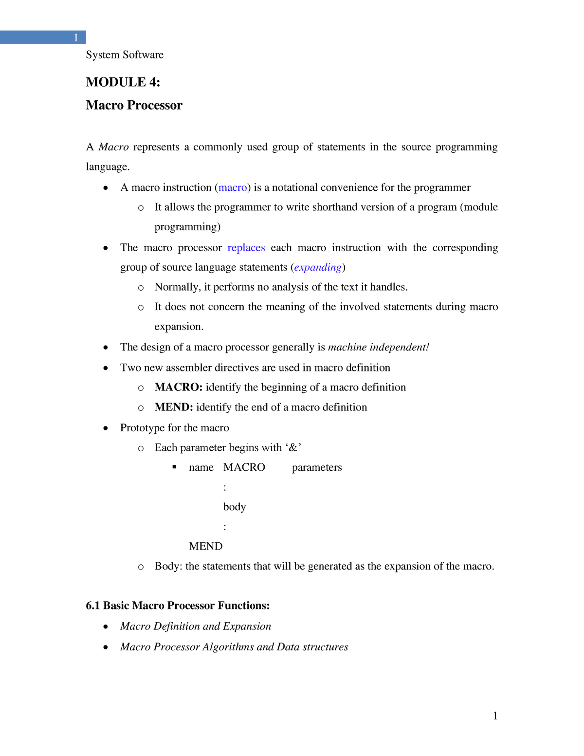 module-4-macros-system-software-module-4-macro-processor-a-macro