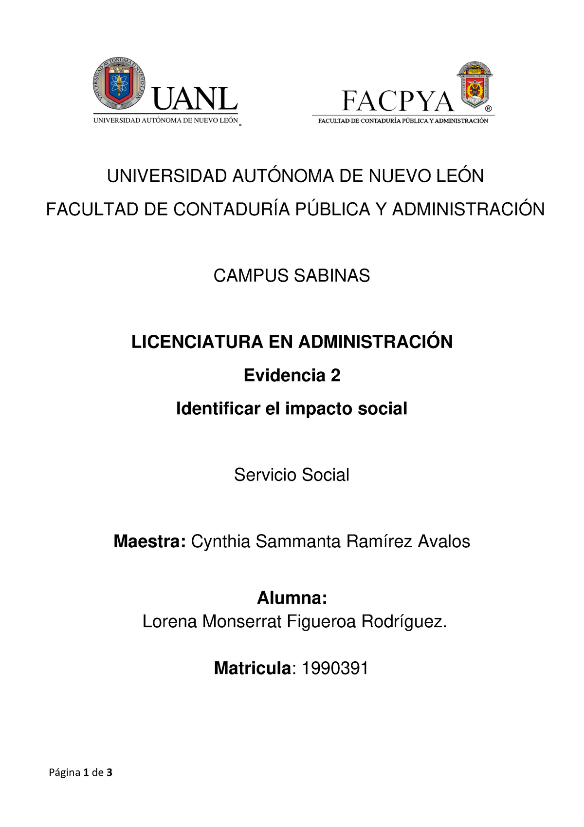 Actividad 2 - Administración - Administracion - Página 1 De 3 ...