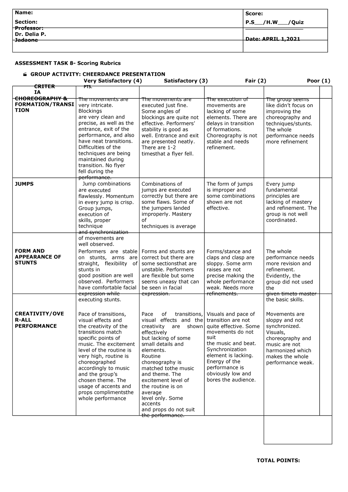 assessment-in-learning-5-name-score-section-professor-dr-delia-p