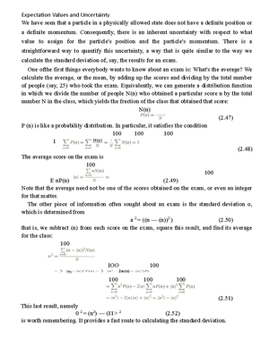 Special types of operators - The identity operator in H, denoted by I ...