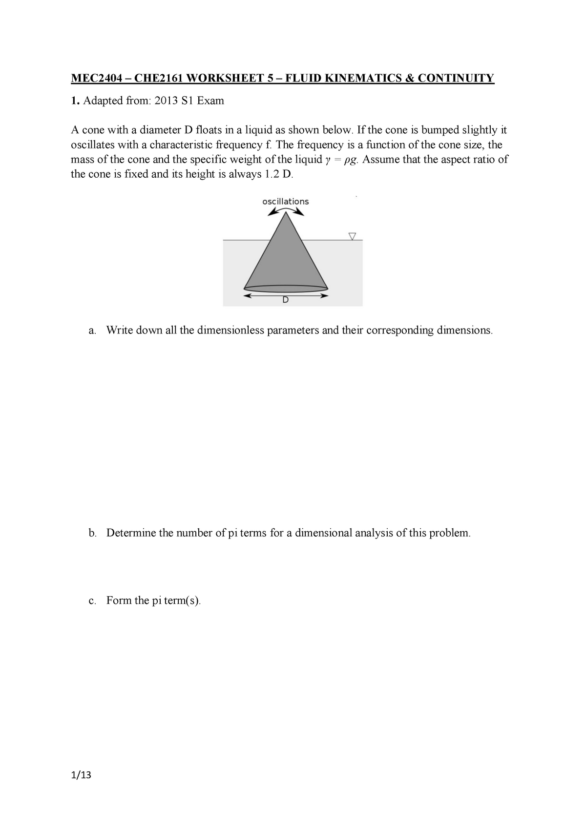 Worksheet 25 - Dimensional Analysis - StuDocu Pertaining To Dimensional Analysis Worksheet 2