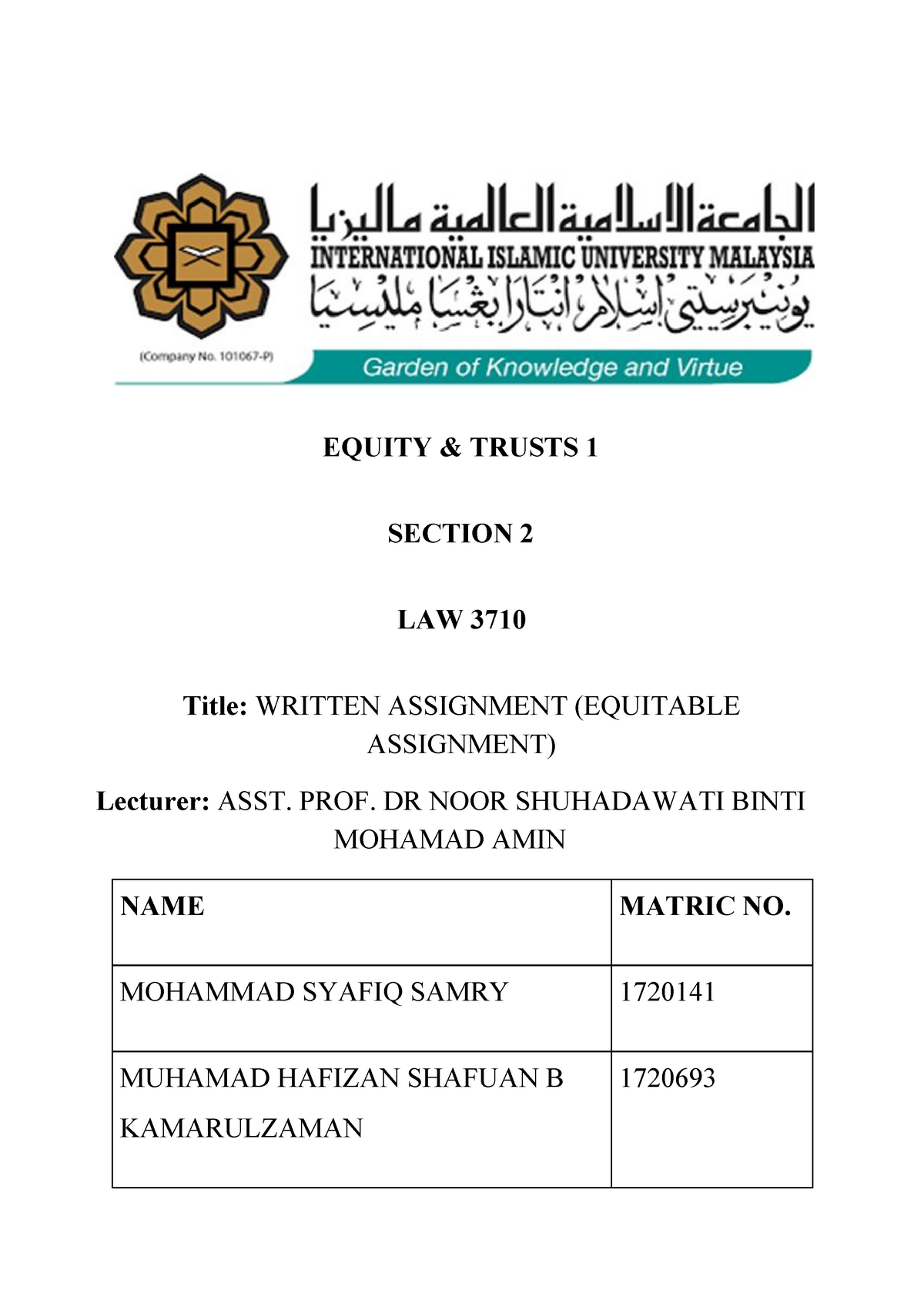 equitable assignment in english law