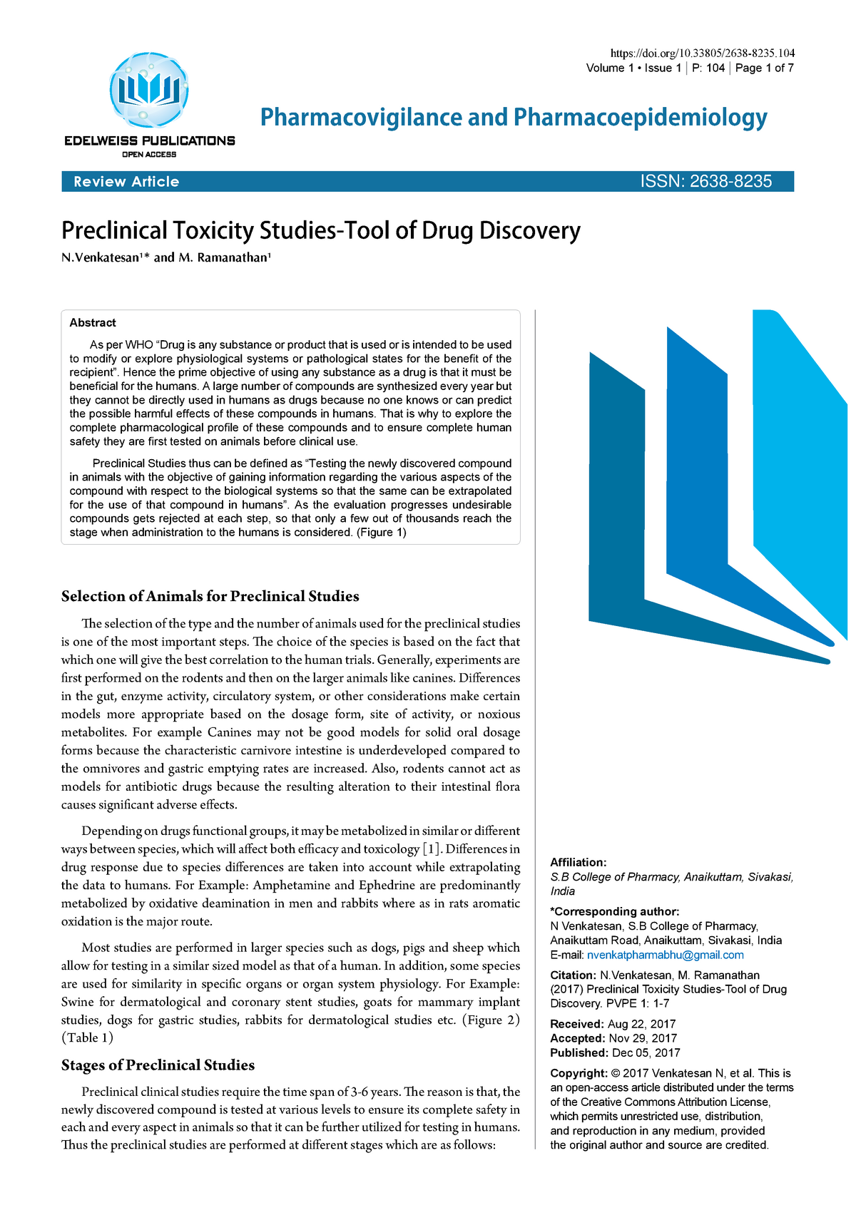 Preclinical Toxicity Of Drug Discovery - Studocu