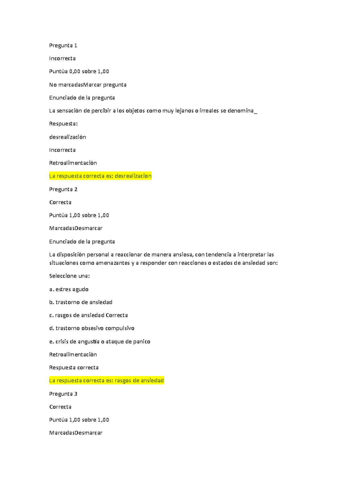 Examen Segunda Y Primera - Pregunta 1 Incorrecta Puntúa 0,00 Sobre 1 ...