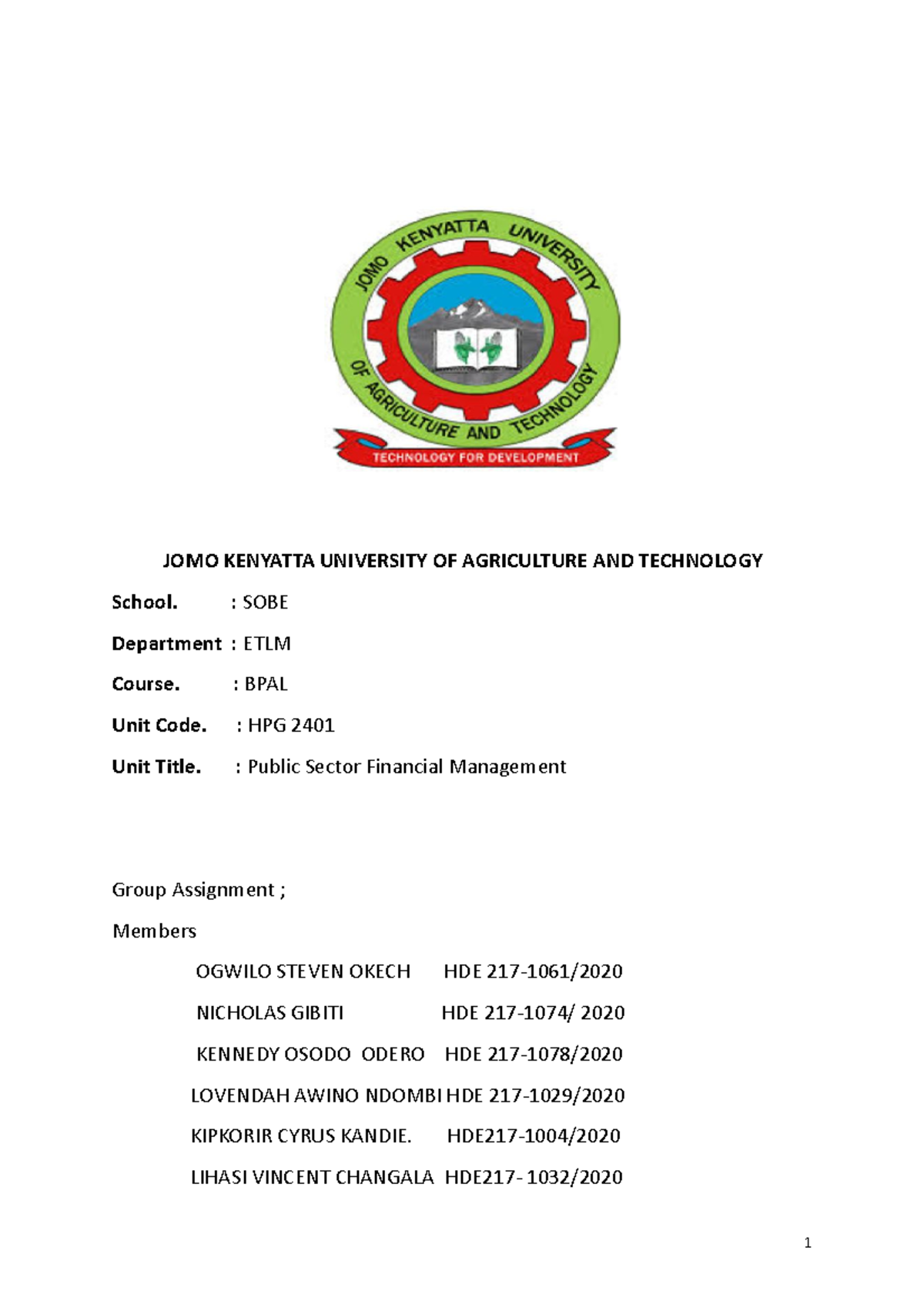 procurement bachelor thesis