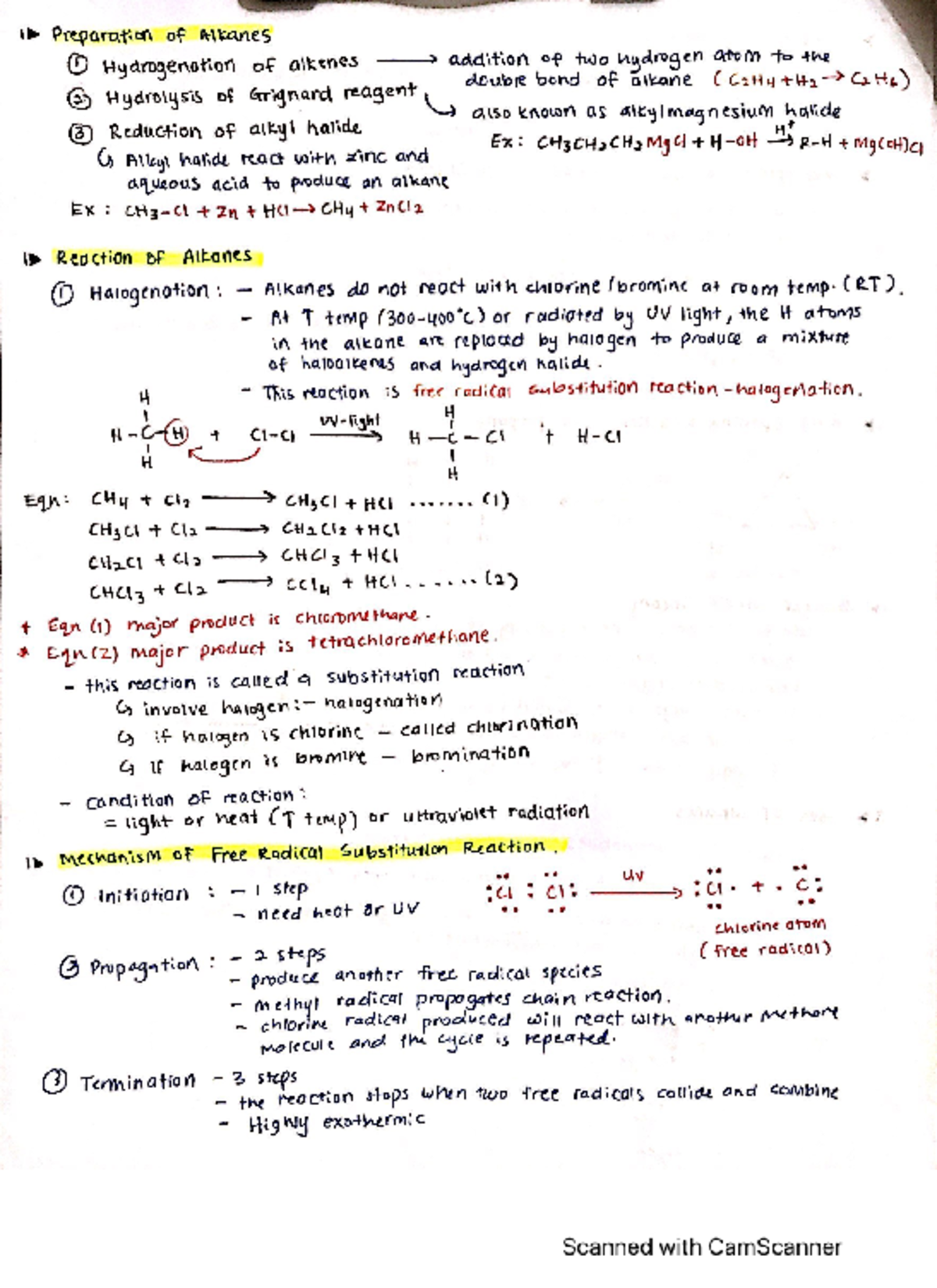 CHM258 Notes Chapter 1 - Fundamental of Organic Chemistry - Studocu