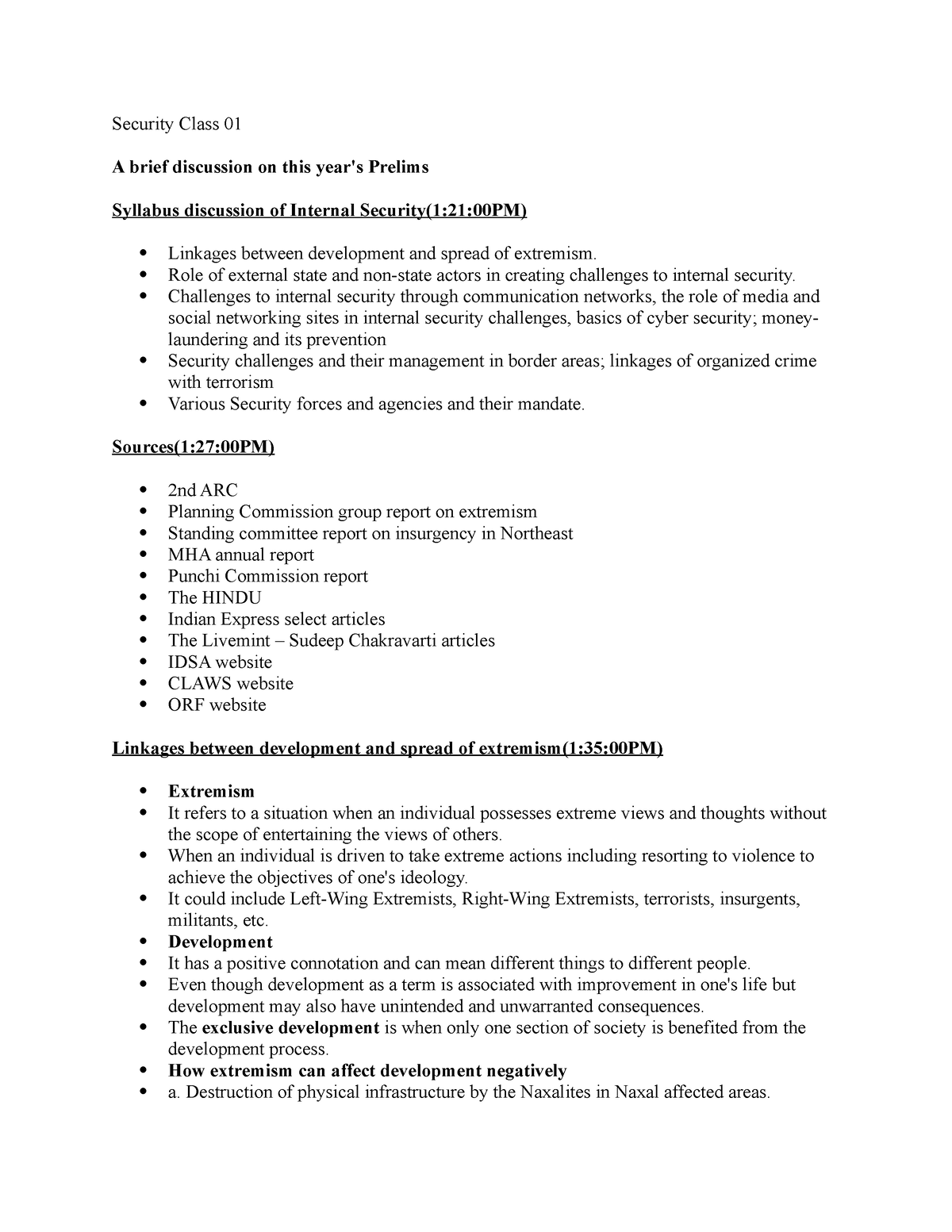 Security - Role of external state and non-state actors in creating ...