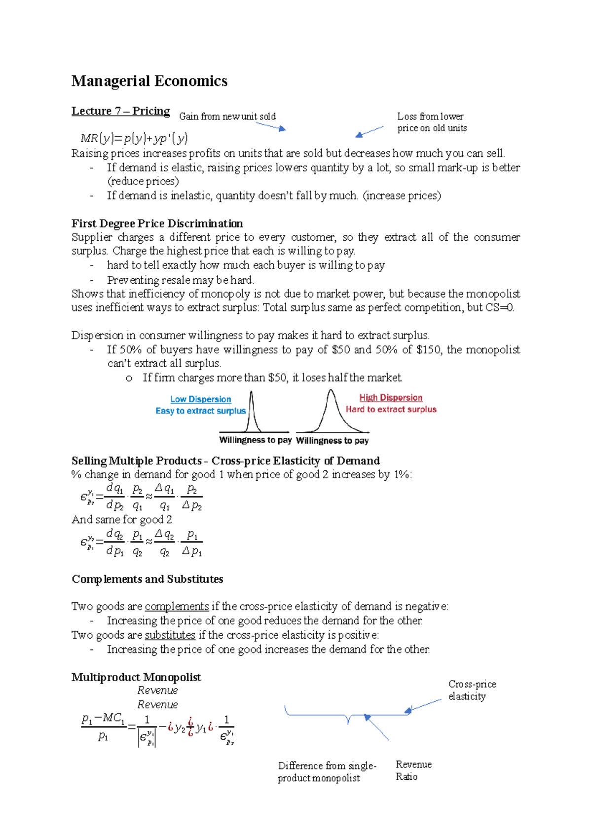 managerial-economics-lecture-7-managerial-economics-lecture-7