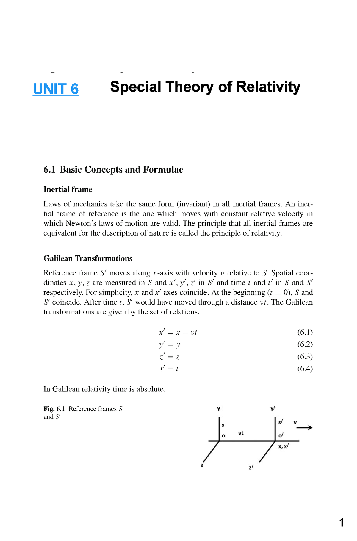 theory of relativity thesis