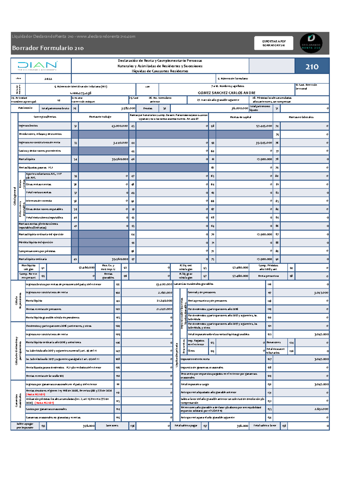 DR210 - Borrador Formulario 210 AG 2022 - CC1100273256 (20240427 075945 ...