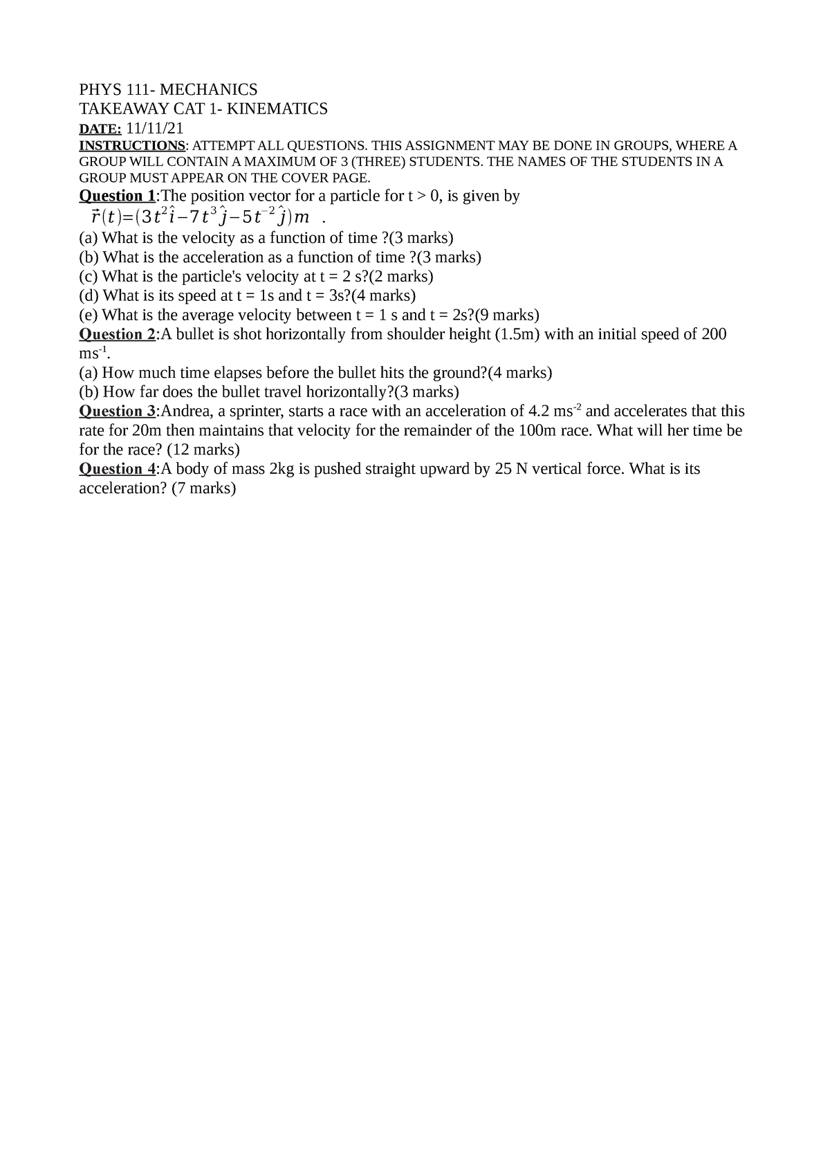 qp-takeaway-cat-1-111-mechanics-20211111-phys-111-mechanics-takeaway