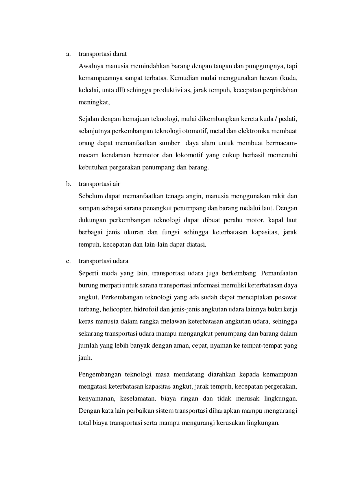 BAB 2-12 - Proposal Tugas Akhir - A. Transportasi Darat Awalnya Manusia ...