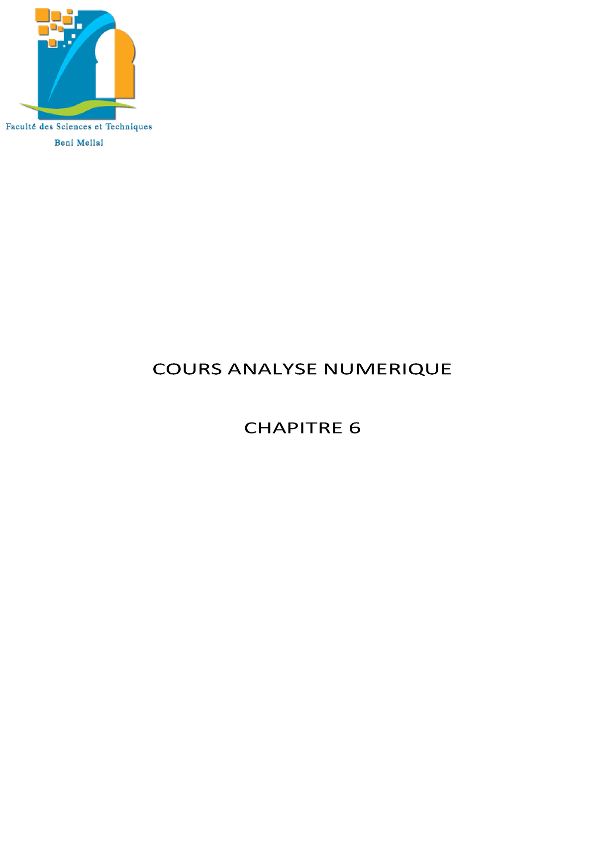 Analyse-Numerique-et-Algorithmique Chapitre 6 - COURS ANALYSE NUMERIQUE ...