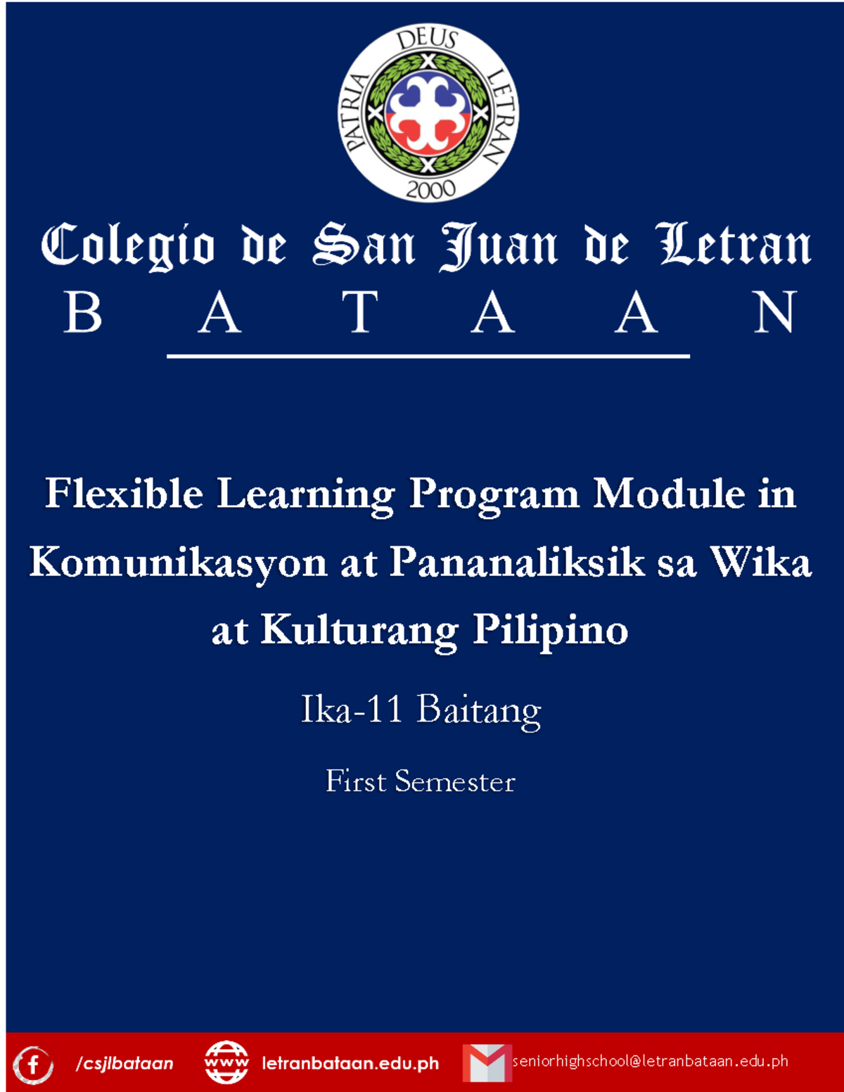 Komunikasyon at Pananaliksik sa Wika at Kulturang Pilipino - LETRAN ...