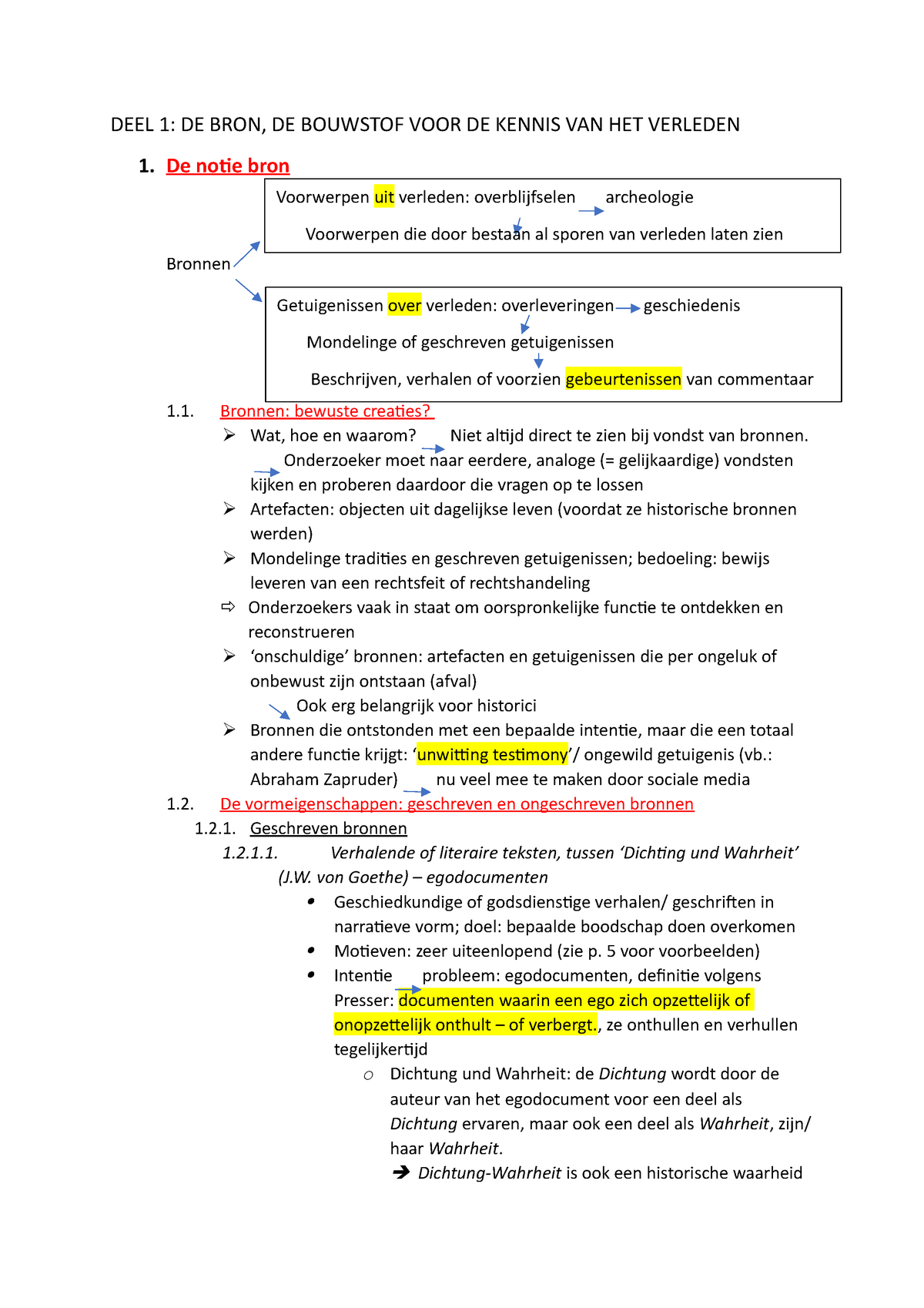 Historische Kritiek - Samenvatting Historici En Hun Métier - DEEL 1: DE ...