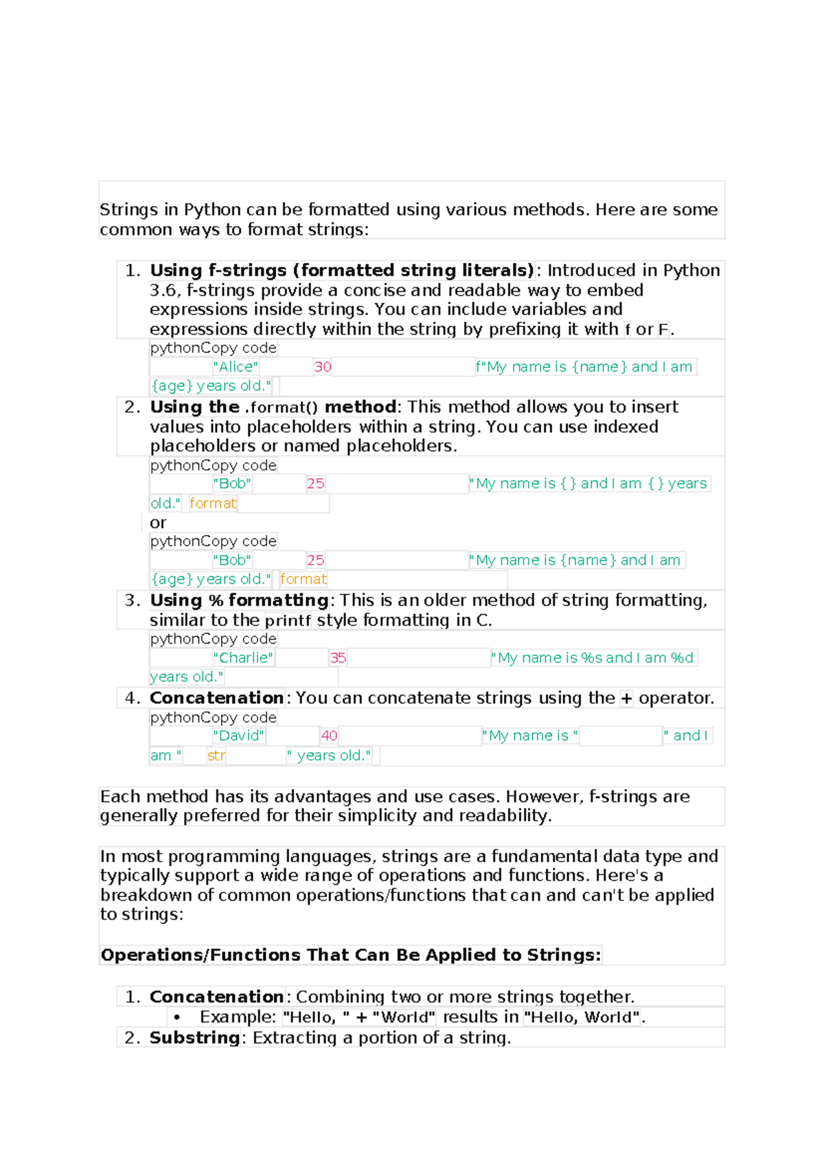 Grok definitions - Summary Foundations Of Computing - Strings in Python ...