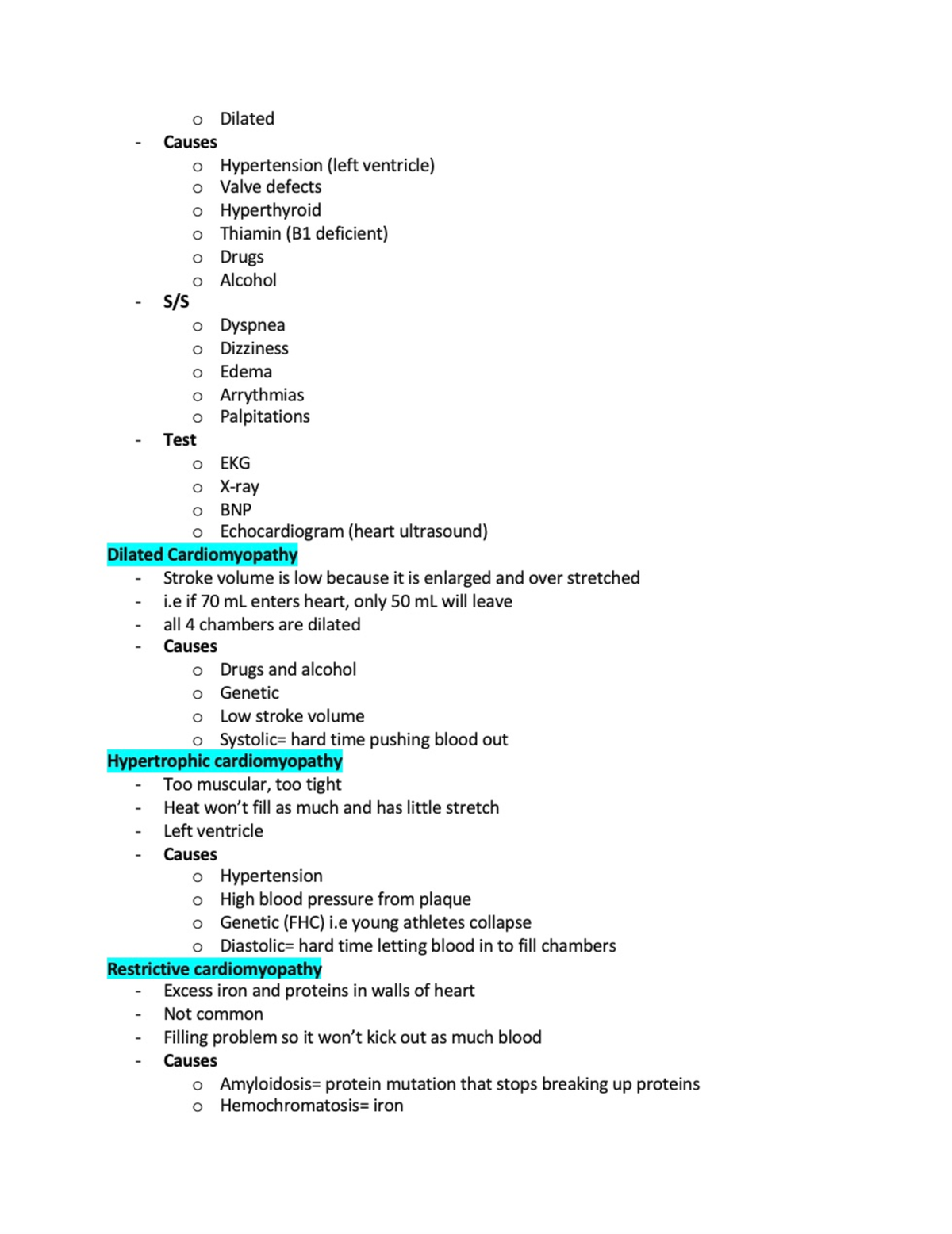 Pathophysiology Study Guide For Exam 2 Part 9 - BIO-322 - Studocu