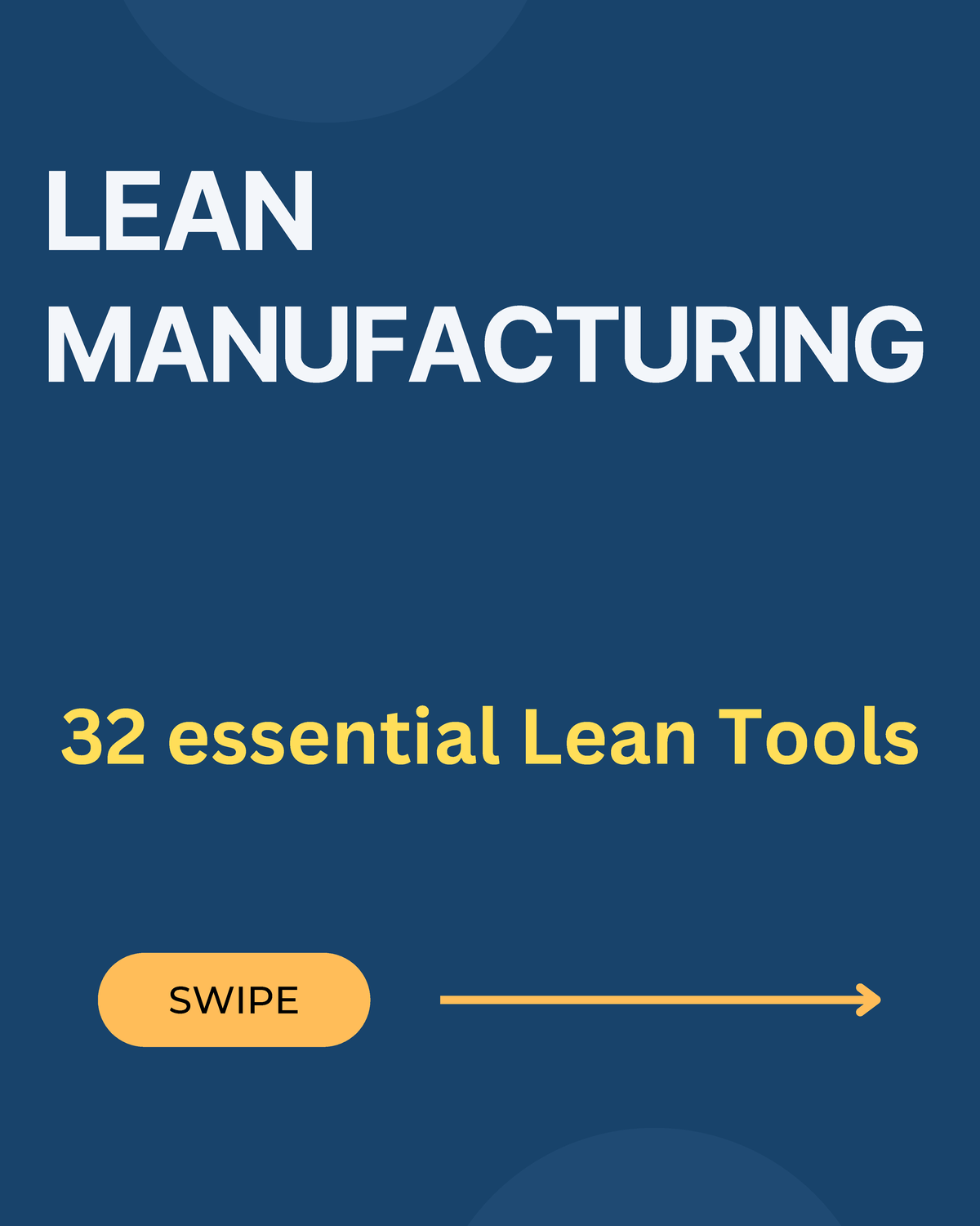 Lean Manufacturing Tools Lean Manufacturing Swipe 32 Essential Lean Tools 5s 2839