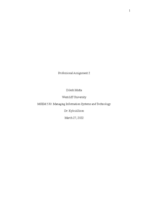 VCSA Assignment Template - Week # 02 VCS Alternative Assignment (VCSA ...