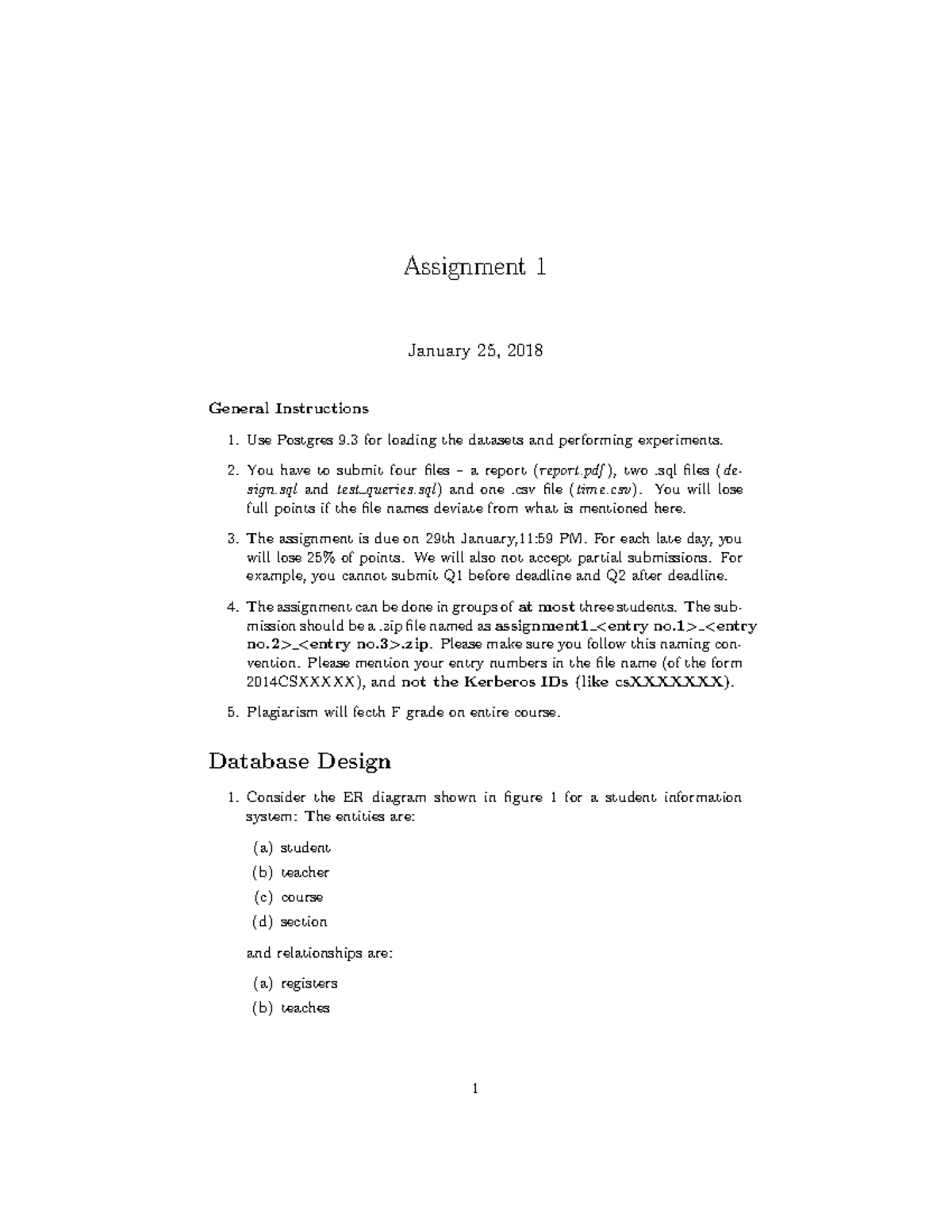 example of problem statement in assignment