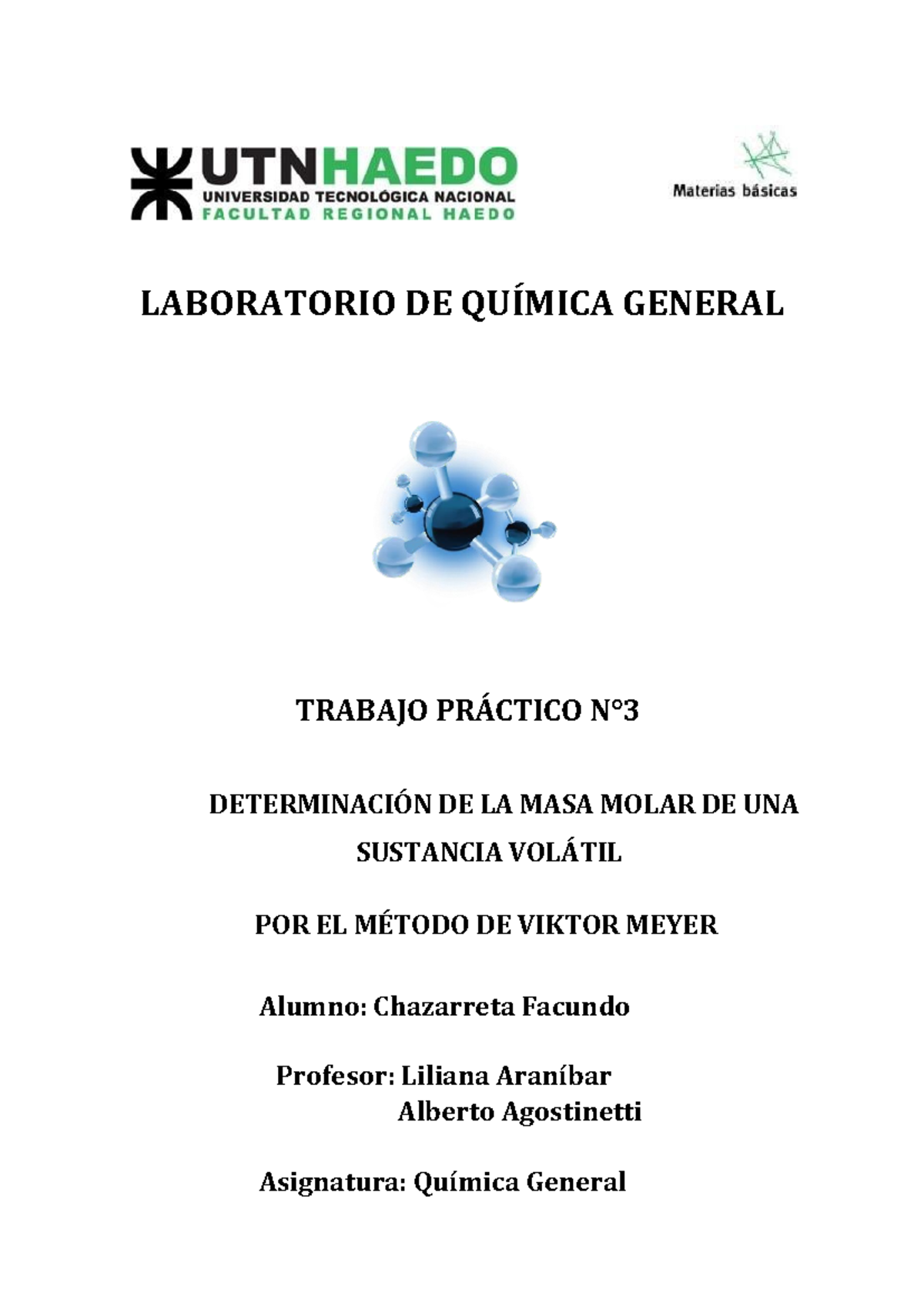 Trabajo- Práctico-Nº-3-Quimica-General-1- 3 - 1 - LABORATORIO DE ...