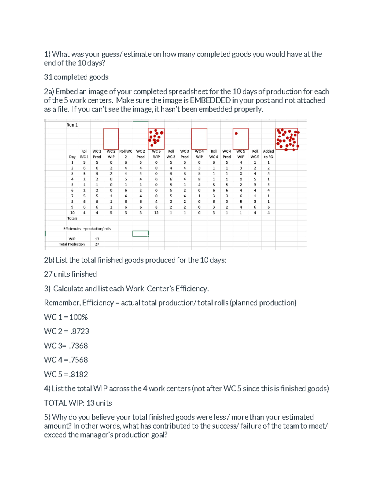 Dice Game Doc Dice Game Discussion What was your guess/ estimate on
