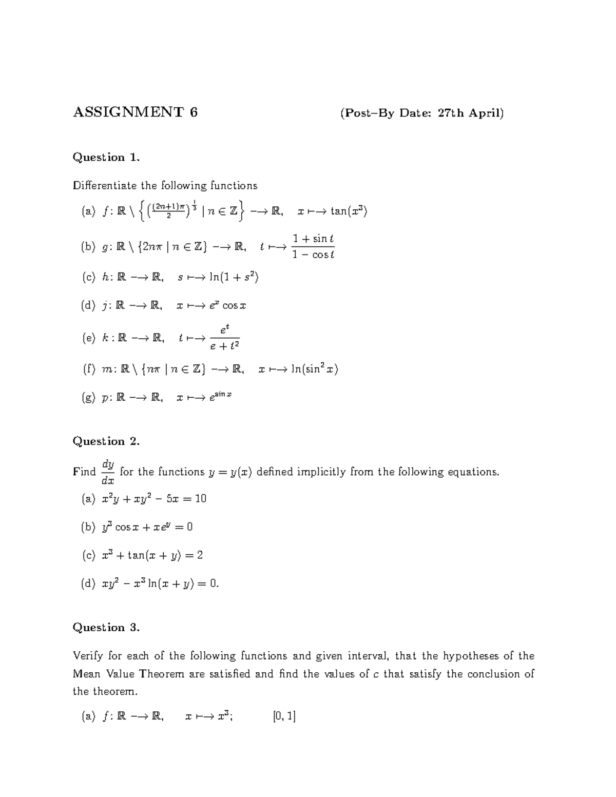 Math101 15 Assignment 6 Une Studocu