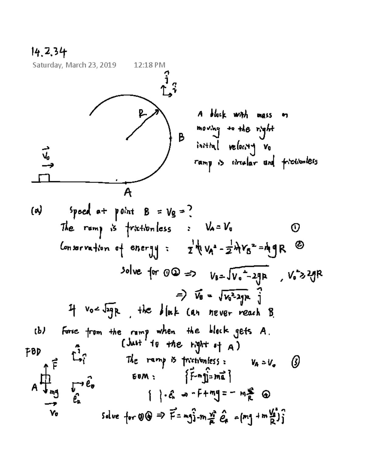 14 - HW Solutions from MAE 2030 taught by Professor Andy Ruina during ...