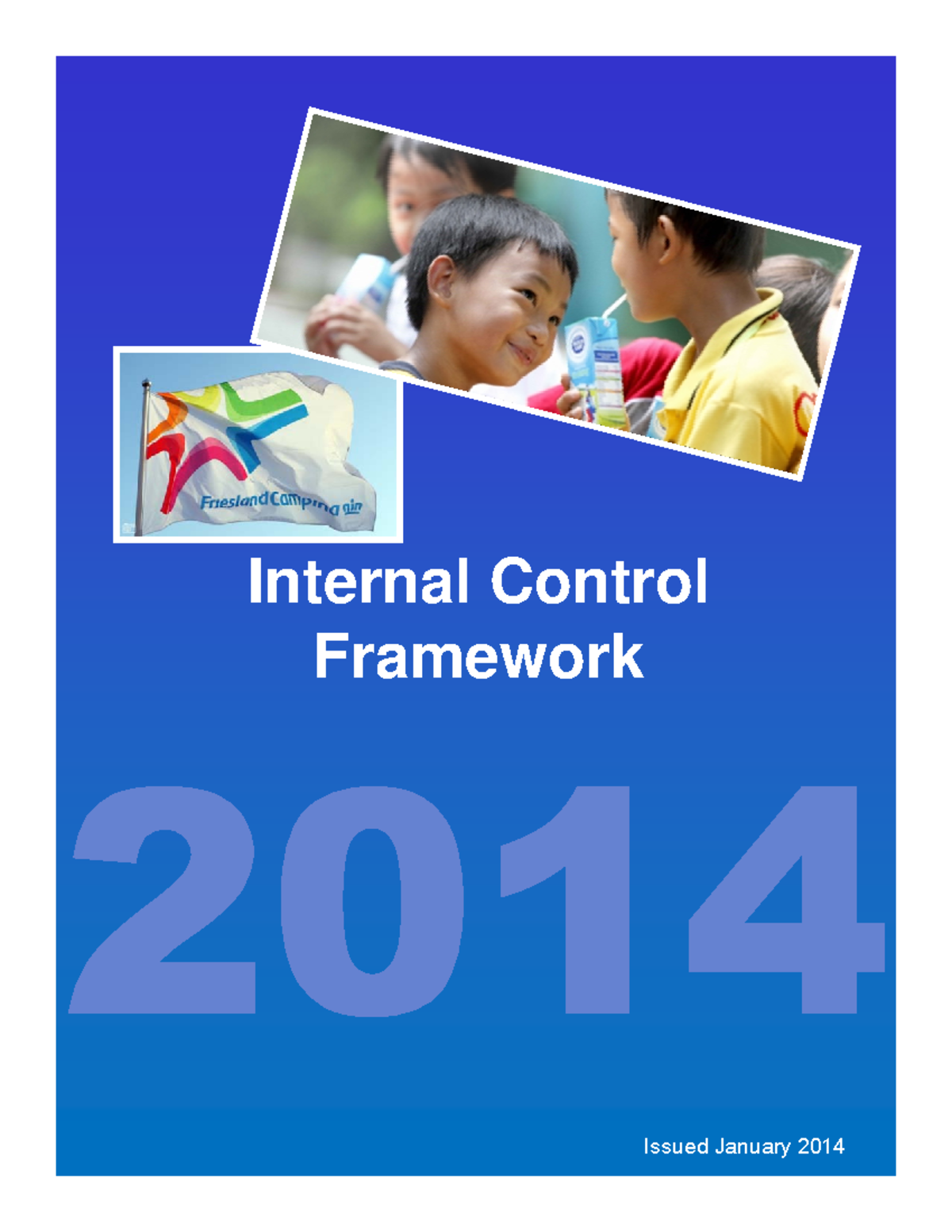 Sample ICF manual Internal Control Framework Issued January 2014