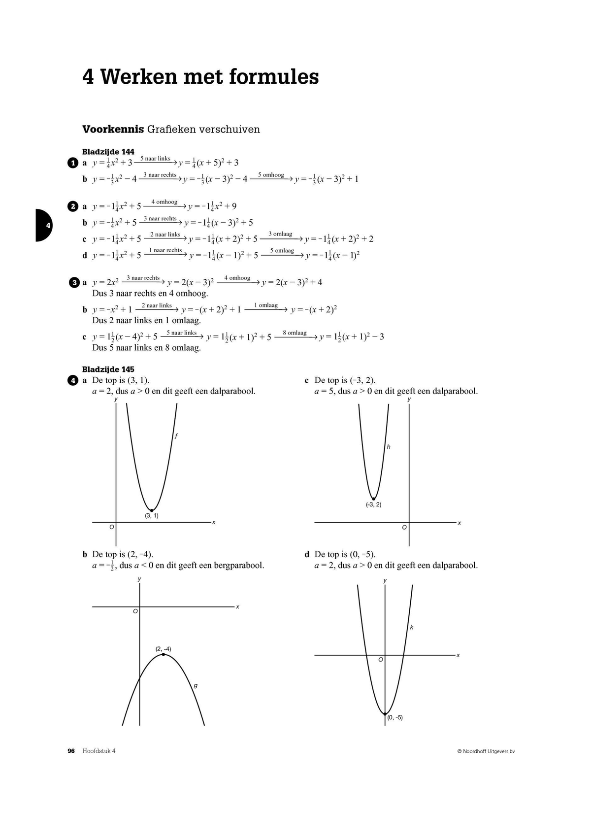 Wiskunde B Uitwerkingen H4 - Studeersnel