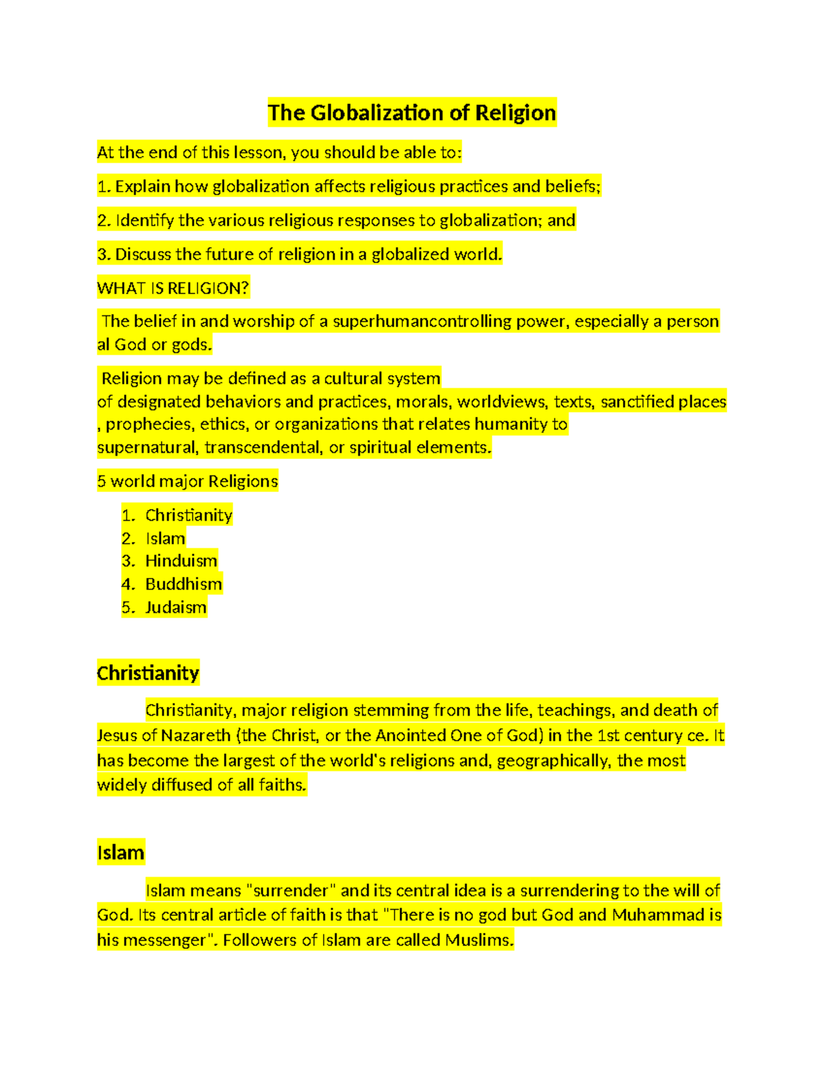 The-Globalization-of-Religion - The Globalization of Religion At the ...