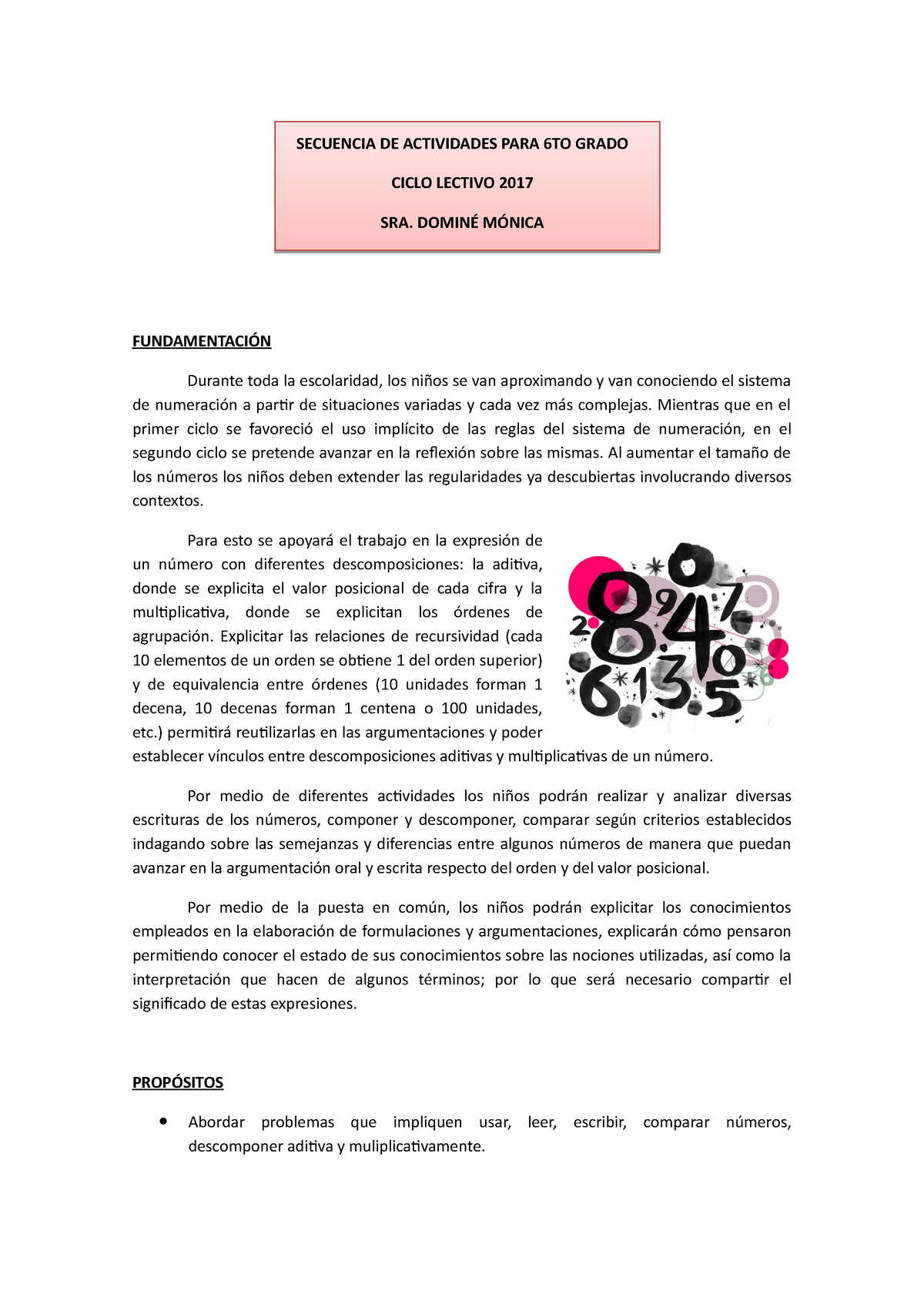 Secuencia DE Actividades PARA 6TO Grado - SECUENCIA DE ACTIVIDADES PARA ...