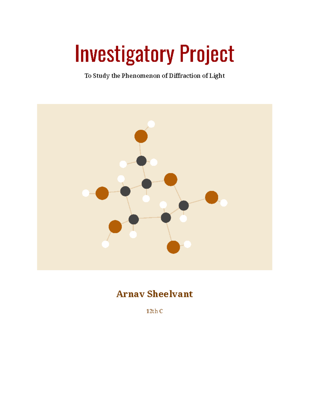 PHY Project Investigatory - Investigatory Project ####### To Study The ...