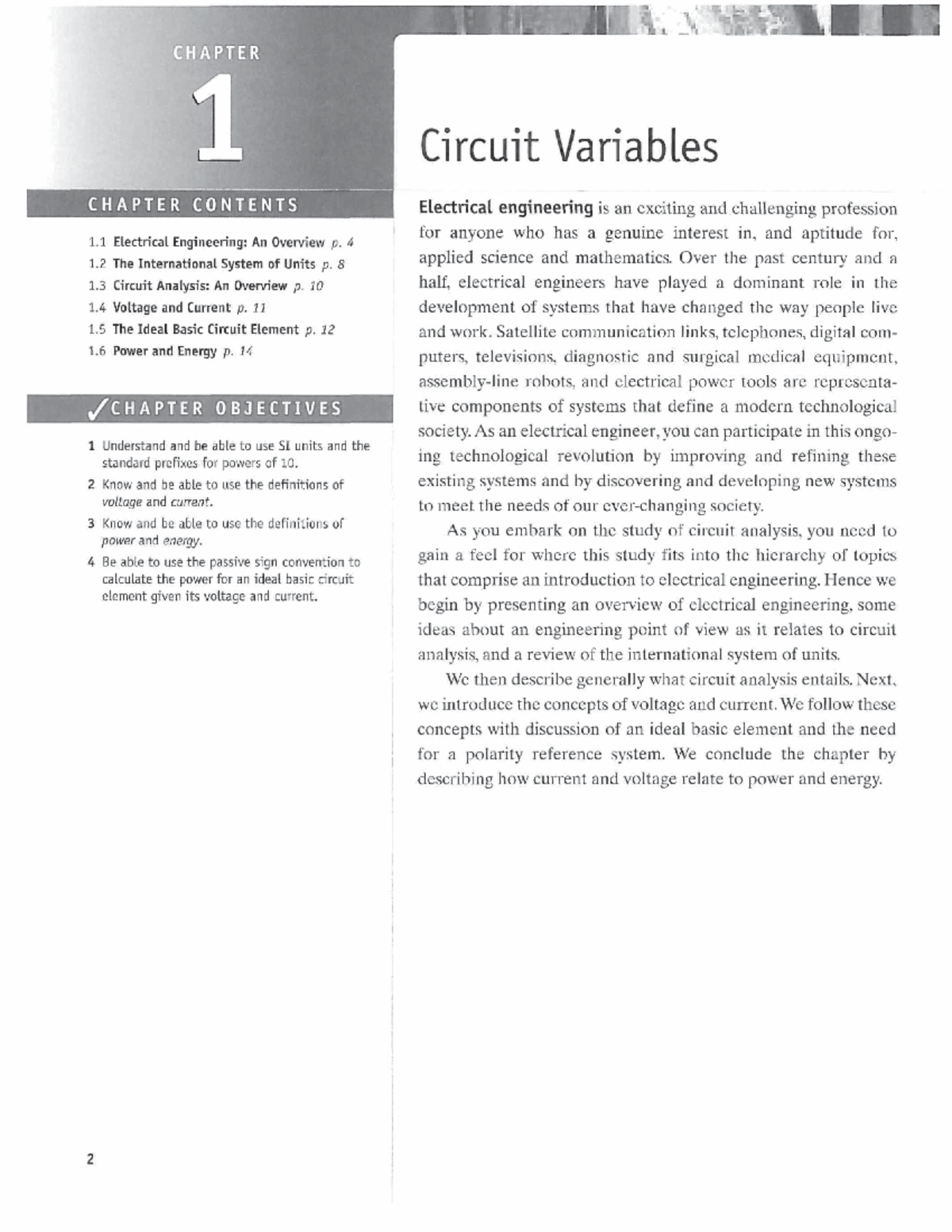 Electric Circuits P1 - Electronics Engineer - Studocu