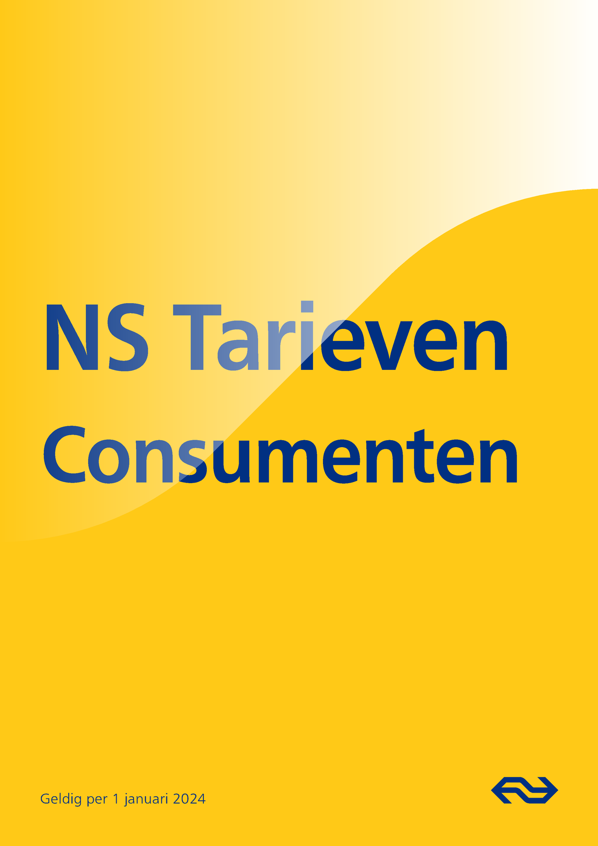 Ns Tarievenlijst Consumenten 2024 - NS Tarieven Consumenten Geldig Per ...