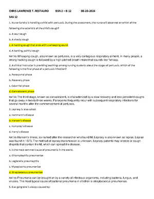 HES 032 BSN Lab Activity 9 - HES 032-Microbiology and Parasitology ...