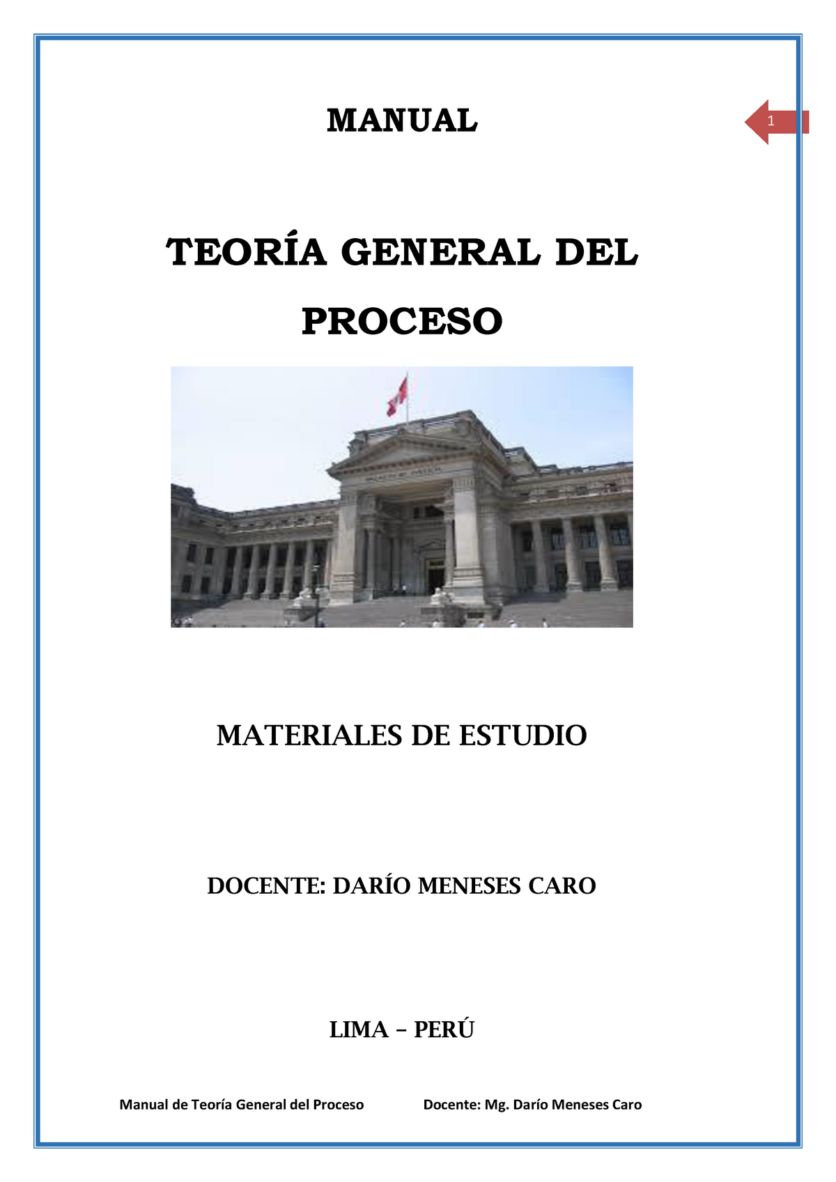 Nuevo Manual De Teoría General Del Proceso 2021 - MANUAL 1 TEORÍA ...